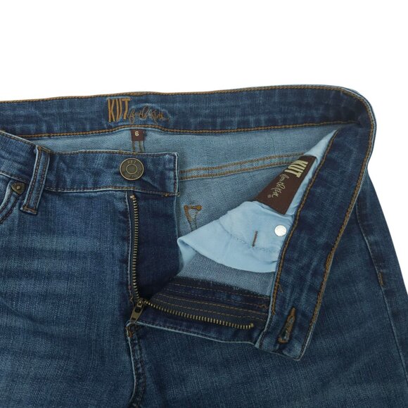 Kut From The Kloth Boyfriend Jeans Womens 6 Straight Mid Rise KP9065MA2 Denim - Picture 7 of 16